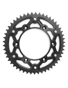 Corona Mixta Gnerik Light Steel Honda CR 125/250 R 85-..CRF 250/450 R 04-.. Beta RR 13-.. Negro