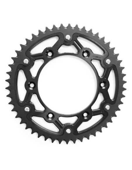 Corona Mixta Gnerik Light Steel Honda CR 125/250 R 85-..CRF 250/450 R 04-.. Beta RR 13-.. Negro