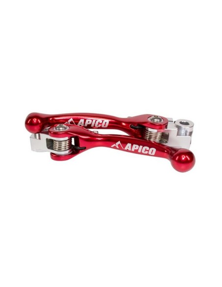 Kit Maneta Freno+Embrague Apico Elite Gas Gas EC/EC-F 250-350 21-.. HUSQ TE/FE 150-501 22-.. Rojo