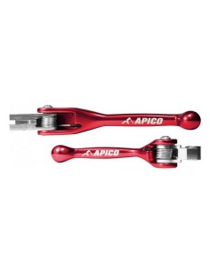 Kit Manetas Articuladas Apico Kawasaki KX 125/250 00-08 Suzuki RMZ 250 07-23 RMZ 450 05-23 Rojo