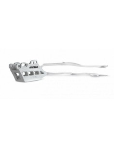 Kit Patín Basculante + Guía Cadena Acerbis Honda CRF 250 R 14-17 CRF 450 R 13-16 Blanco
