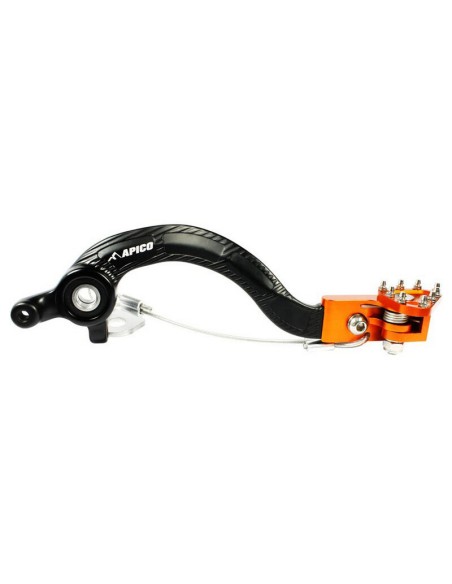 Pedal de Freno Apico HQV 701 End. KTM 690 End. 20-22 Negro/Naranja