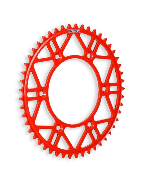 Corona Gnerik Acero Honda CR 125/250 R 85-..CRF 250/450 R 04-.. Beta RR 13-.. Rojo