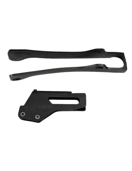 Kit Patín Basculante + Guía Cadena UFO Yamaha YZ 125/250 97-01 Negro