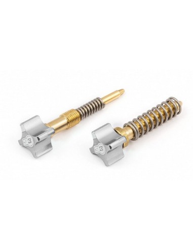 Kit Tornillos S3 Regulación Carburador Keihin 28 Plata