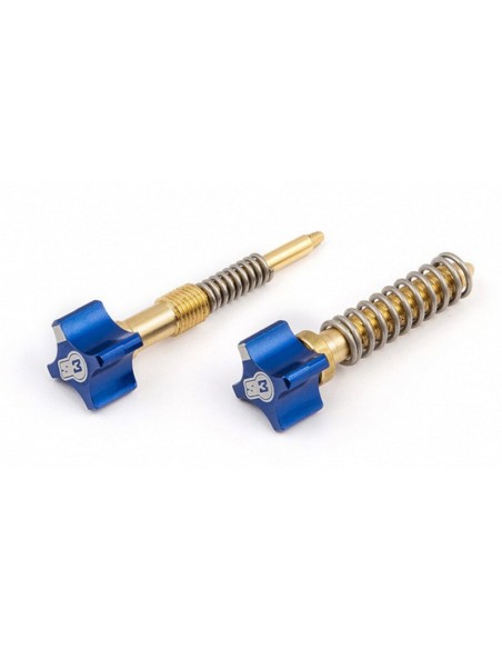 Kit Tornillos S3 Regulación Carburador Keihin 28 Azul