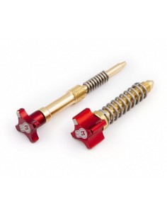Kit Tornillos S3 Regulación Carburador Keihin Rojo