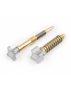 Kit Tornillos S3 Regulación Carburador Keihin Plata