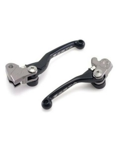 Kit Maneta Freno+Embrague Zeta Pivot FP Kawasaki KX 250/450 F 13-15 Yamaha YZ 125/250 08-14 Negro