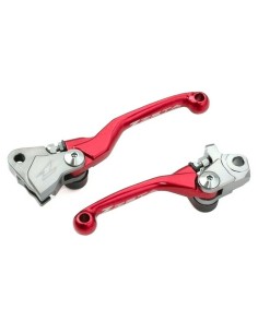 Kit Maneta Freno+Embrague Zeta Pivot FP Kawasaki KX 250/450 F 13-15 Yamaha YZ 125/250 08-14 Rojo