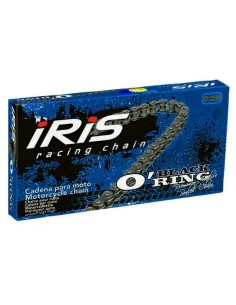 Cadena Iris Black O´Ring 520 Reforzada Retenes 118 Pasos