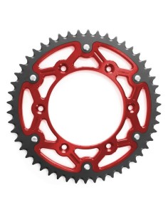 Corona Mixta Gnerik Light Steel Honda CR 125/250 R 85-..CRF 250/450 R 04-.. Beta RR 13-.. Rojo