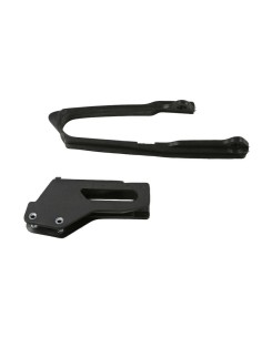 Kit Patín Basculante + Guía Cadena UFO Suzuki RM 125/250 99-00 Negro
