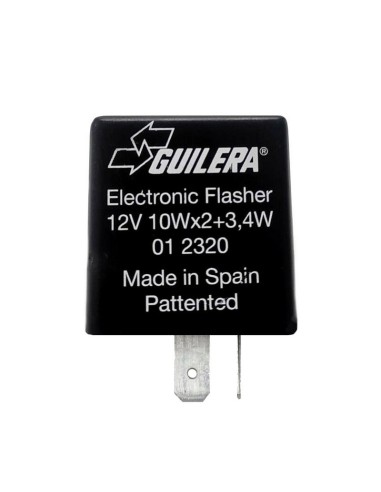 Relé Intermitencias 12V 10Wx2+3,4W Corriente Continua a 2 Fastons