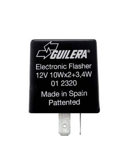 Relé Intermitencias 12V 10Wx2+3,4W Corriente Continua a 2 Fastons