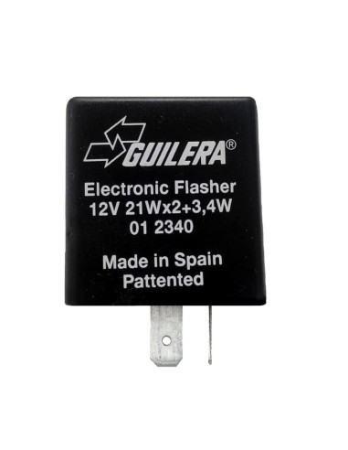 Relé Intermitencias 12V 21Wx2+3,4W Corriente Continua a 2 Fastons