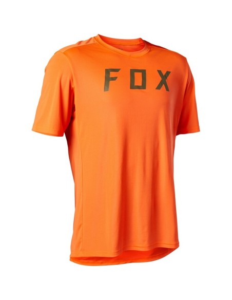 Jersey Manga Corta Fox Ranger Moth Naranja Fluor