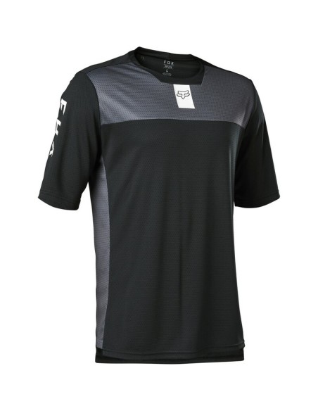 Jersey Manga Corta Fox Defend Negro