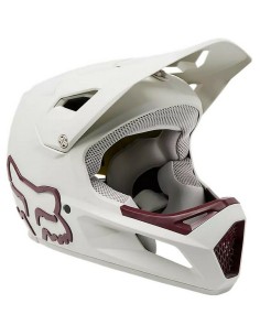 Casco Infantil Fox Rampage Blanco/Granate