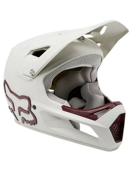 Casco Infantil Fox Rampage Blanco/Granate