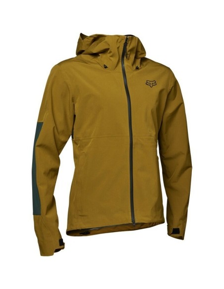 Chaqueta Impermeable Fox Defend 3L Ocre