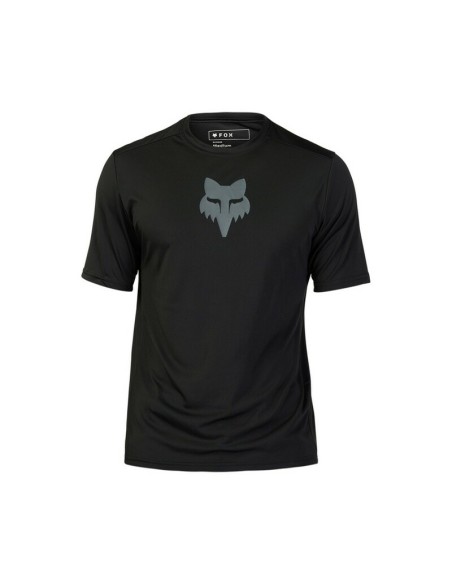 Jersey Manga Corta Fox Ranger Lab Head Negro