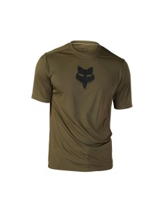 Jersey Manga Corta Fox Ranger Lab Head Verde Oliva