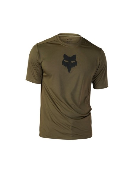 Jersey Manga Corta Fox Ranger Lab Head Verde Oliva