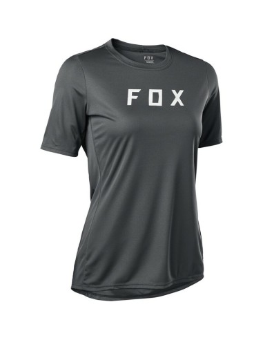 Jersey Manga Corta Mujer Fox Ranger Moth Gris