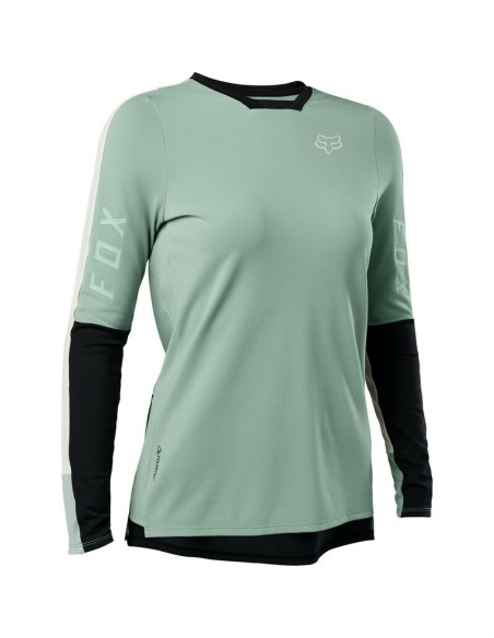 Jersey Mujer Fox Defend Pro Verde