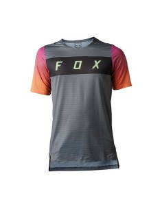 Jersey Manga Corta Fox Flexair Arcadia Gris