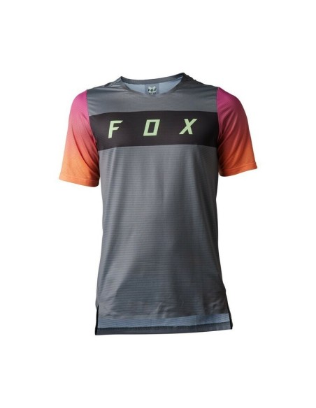 Jersey Manga Corta Fox Flexair Arcadia Gris