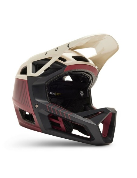Casco Fox Proframe RS Mash Burdeos