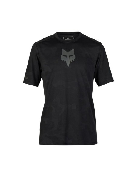 Jersey Manga Corta Fox Ranger Tru Dri Negro