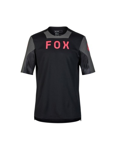 Jersey Manga Corta Fox Defend Taunt Negro