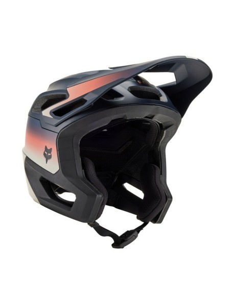 Casco Fox Dropframe Pro Lunar Azul Marino