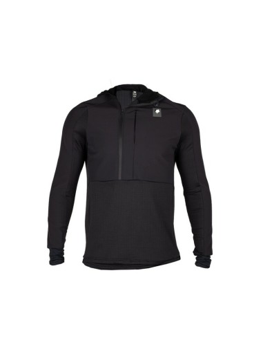 Sudadera con Capucha y Cremallera Fox Defend Thermal Negro
