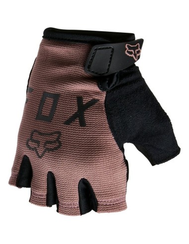 Guantes Cortos Mujer Fox Ranger Gel Rosa Pálido