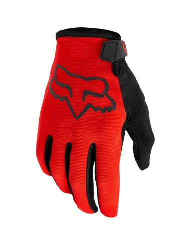 Guantes Infantiles Fox Ranger Rojo Fluor