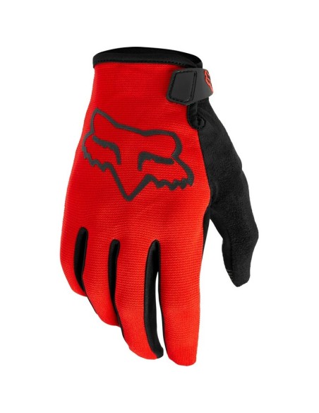 Guantes Infantiles Fox Ranger Rojo Fluor