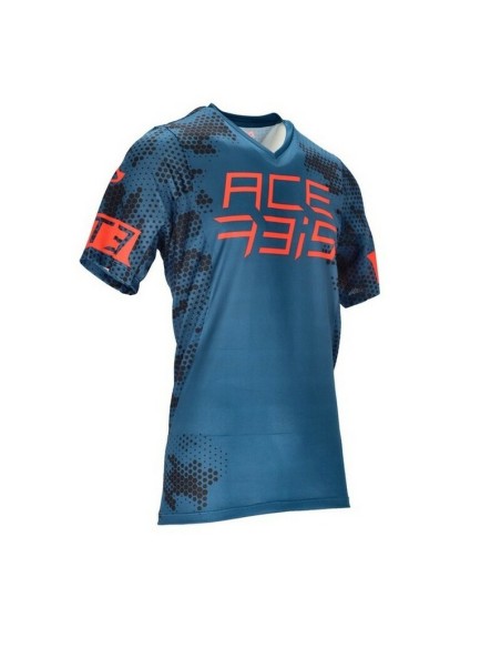 Jersey Manga Corta Acerbis MTB Drakaris Azul/Negro