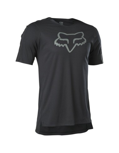 Jersey Manga Corta Fox Flexair Delta Negro
