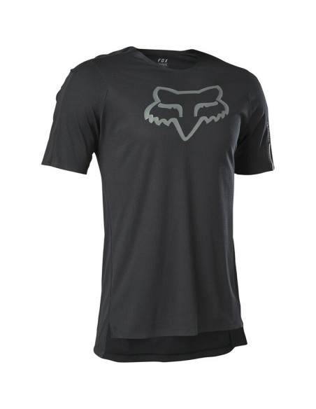 Jersey Manga Corta Fox Flexair Delta Negro