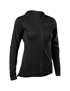 Chaqueta Impermeable Mujer Fox Flexair Negro