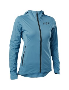 Chaqueta Impermeable Mujer Fox Flexair Azul Claro