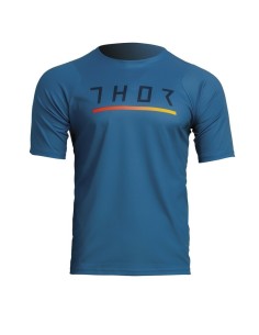 Jersey Manga Corta Thor Assist MTB Caliber Turquesa