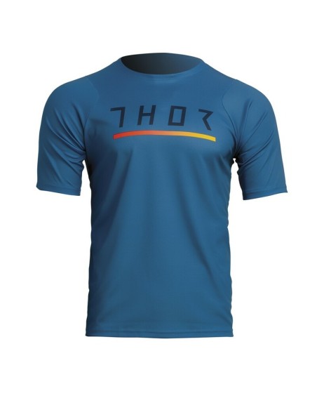 Jersey Manga Corta Thor Assist MTB Caliber Turquesa