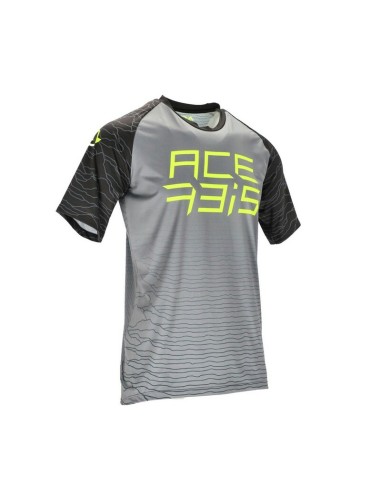 Jersey Manga Corta Acerbis MTB Flex Halo Gris/Amarillo