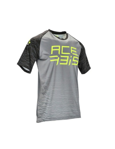 Jersey Manga Corta Acerbis MTB Flex Halo Gris/Amarillo