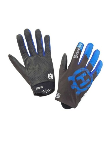 Guantes Husqvarna Pathfinder LF Negro/Azul